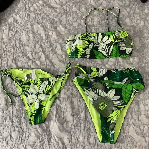 Aerie swim bundle size small 2 bottoms 1 top - Picture 1 of 11